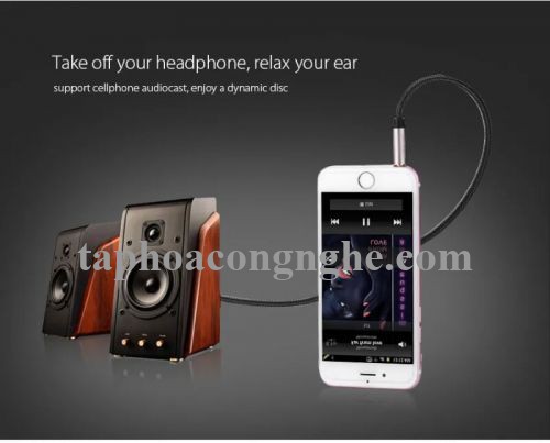 Ugreen 20825 5M màu Đen Cáp âm thanh 2 đầu Bông sen sang 3.5mm Dương đầu bọc nhôm mạ vàng AV135 30020825